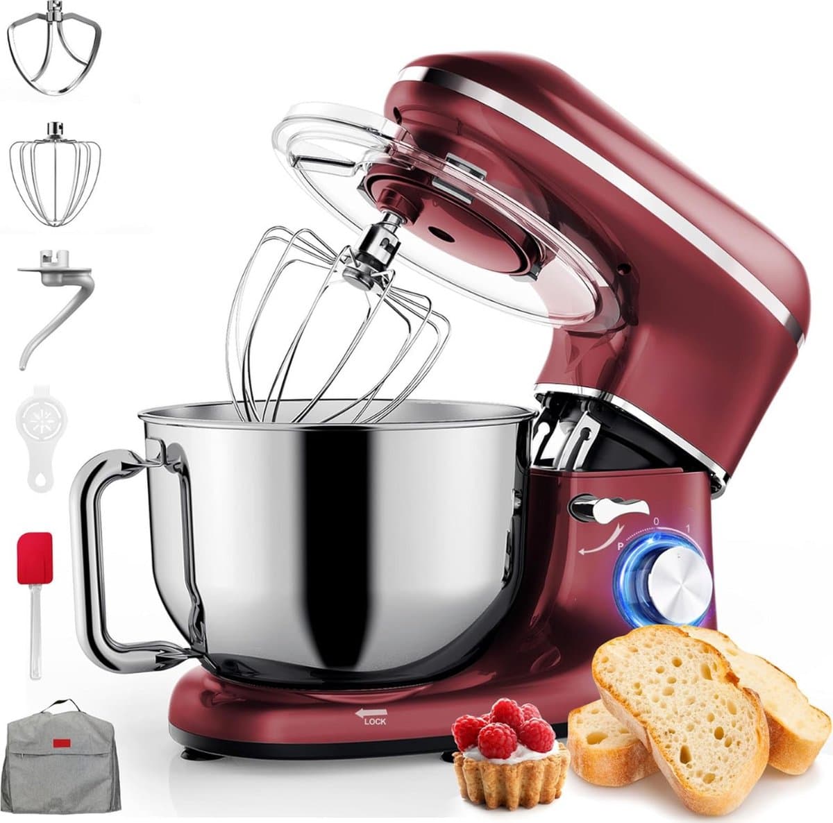 Lexium Deegmachine - Kneedmachine - Deegmixer - Keukenmixer - Keukenmachine — afbeelding 1