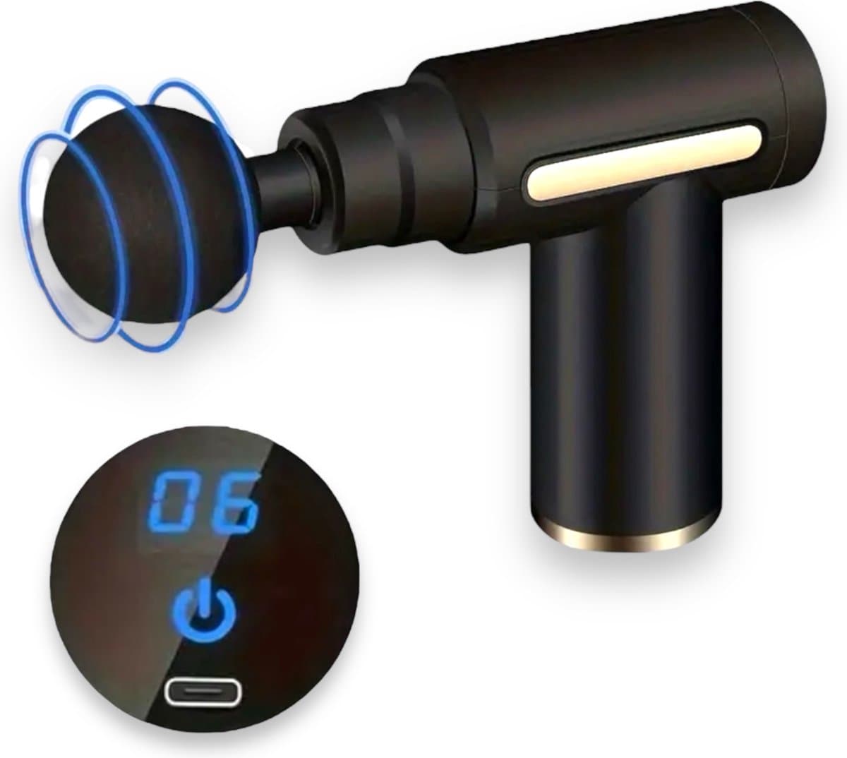 Kinky Pleasure® Draagbare Mini Massage Gun - Krachtige Spier Massage en Ontspanning — afbeelding 1