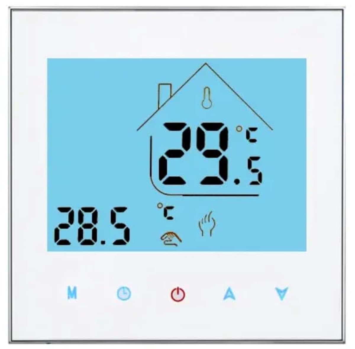 programmeerbare draadloze thermostaat AC605, temperatuurregelaar, afstandsbediening voor elektrische vloerverwarming.,,, compatibel — afbeelding 1