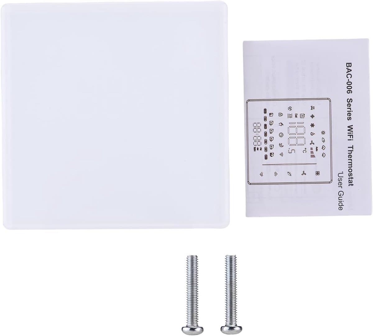 Slimme Thermostaat - Temperatuurregelaar Paneel - Comfort Regelen - Precisie Temperatuurregeling - 9x9x5 cm - Wit — afbeelding 1