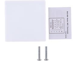 Slimme Thermostaat - Temperatuurregelaar Paneel - Comfort Regelen - Precisie Temperatuurregeling - 9x9x5 cm - Wit