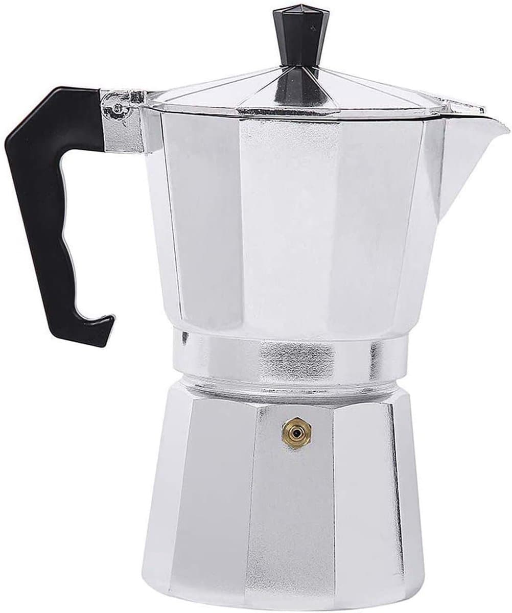 Koffiezetapparaat Pot - Percolator Moka - Klassieke Koffie Maken - Aluminium Kookplaat Model - 9 Kops - Zilver — afbeelding 1
