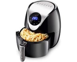 Lucht Friteuse - Oven Frituurpan - Gezond Eten - Digitale Touch Control - 4.5L Capaciteit - Groen