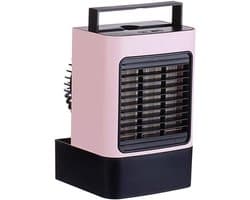 Persoonlijke Luchtkoeler - Draagbare Airco - Persoonlijke Verkoeling - 3-in-1 Functie - 13.6 x 20.8 cm - Roze