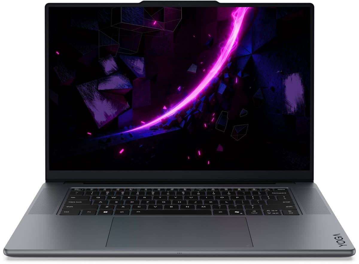 Lenovo Yoga Pro 9 16IPH11 Copilot+ PC Intel Core Ultra 7 356H Laptop 40,6 cm (16") Touchscreen 3.2K 32 GB LPDDR5x-SDRAM 1 TB SSD NVIDIA GeForce RTX 5060 Wi-Fi 7 (802.11be) Windows 11 Home Grijs Engels — afbeelding 1