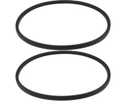 Aandrijfriem V-type - 2 Stuks - Rubber - Buitenomtrek 748 mm - Binnenomtrek 710 mm - Breedte 10 mm - Compatibel met Fuxtec FX-RM 2050/2055/2060/20BS - Grasmaaier Riem