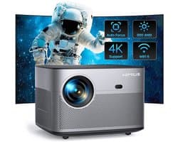 Wimius - Beamer - Projector Beamer - Mini Meamer - Full HD 1080P - 1920x1080dpi - Automatische focus - met WiFi - 15000lumens