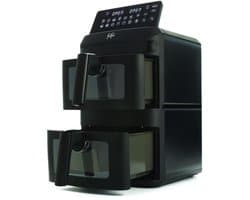 Airfryer 2800W - DuoSlim 13L - Cyclonische luchtcirculatie - Gezond frituren zonder olie - Luxento