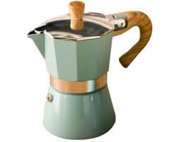 Moka Pot Koffiezetapparaat 150/300ml - Aluminium Percolator - Voor Koffie van Barista Kwaliteit - ShopVlot