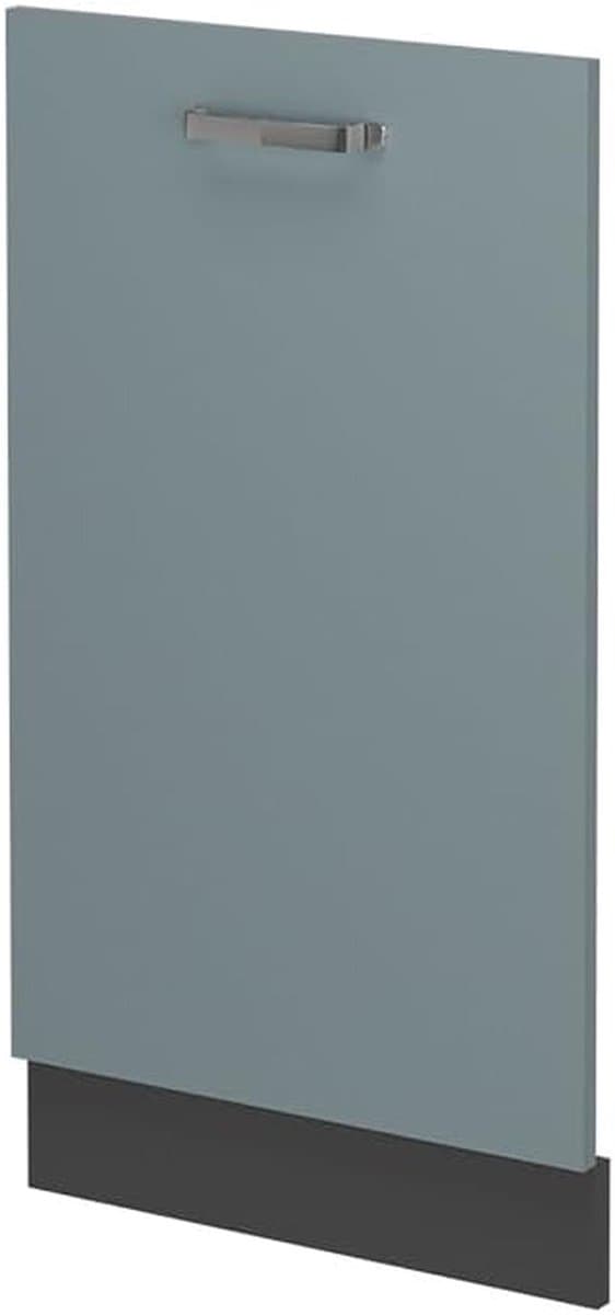 Vaatwasserfrontpaneel - Paneel voor vaatwasser - Keuken Integreren - Naadloze integratie - 45 cm - Blauw-grijs — afbeelding 1