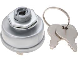 SnelShoppen - 7-Pin 4-Positie Grasmaaier Startschakelaar met 2 Sleutels - Hoge Kwaliteit Metaal - Compatibel met Diverse Modellen - Tuin Accessoire