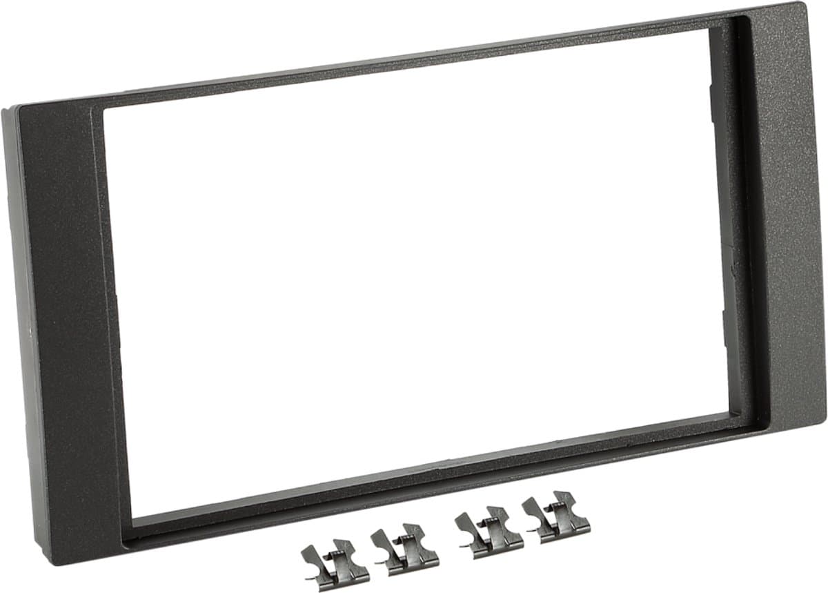 2-DIN Paneel geschikt voor Ford Ford Focus/ Fiesta/ C-Max/ Fusion/ Galaxy/ S-Max/ Transit/ Kuga Kleur: Zwart — afbeelding 1