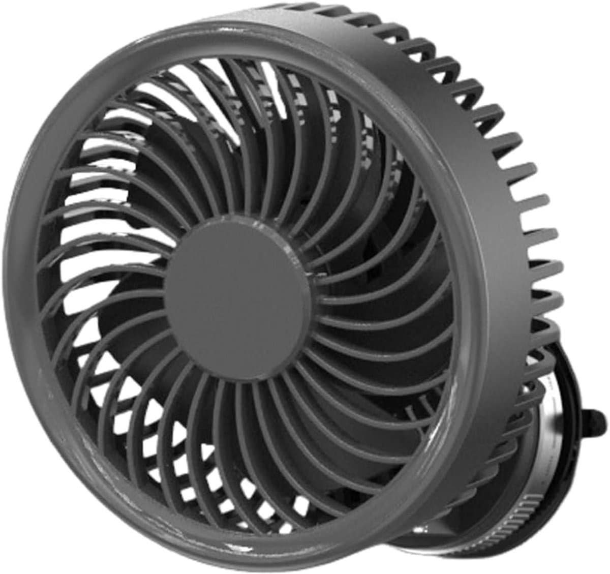 Wandventilator - Luchtcirculator - Verkoeling Binnen - Oplaadbaar Met Zuignap - 3000mAh Batterij - Wit — afbeelding 1