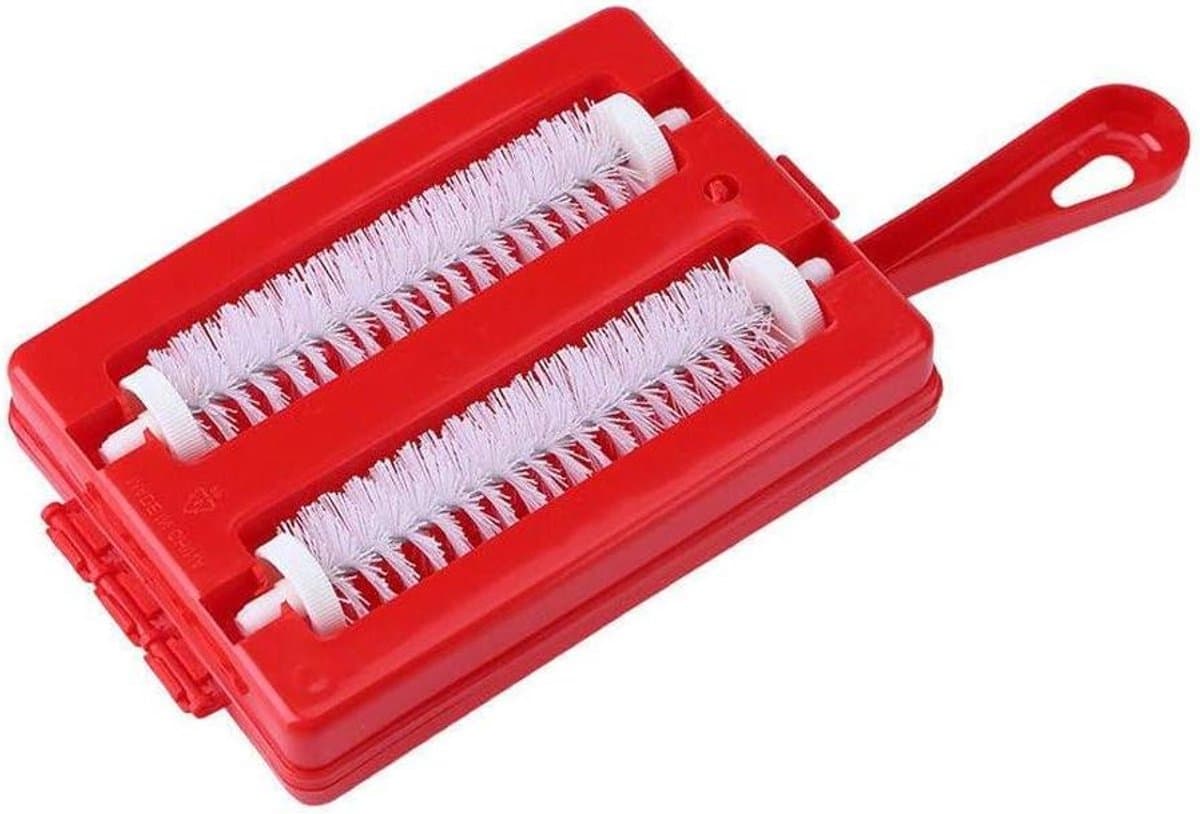 Tapijt Borstel - Kruimel Vanger - Snel Opruimen - Dubbele Borstel - 26.5 cm - Willekeurig — afbeelding 1