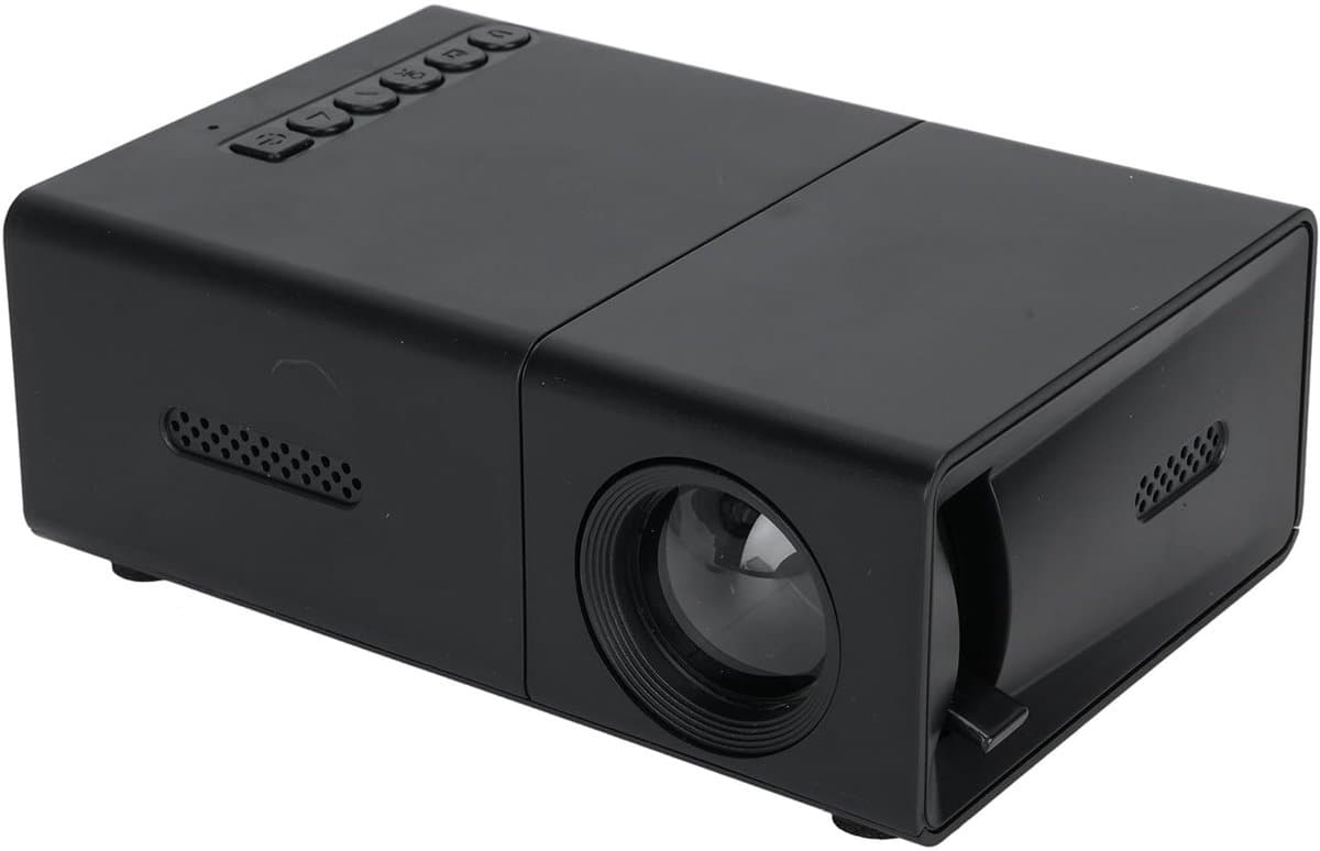 Allecto - PUSOKEI Mini Projector - 1920x1080p Full HD Draagbare Beamer met 6000 Lumen en Ingebouwde Speaker — afbeelding 1
