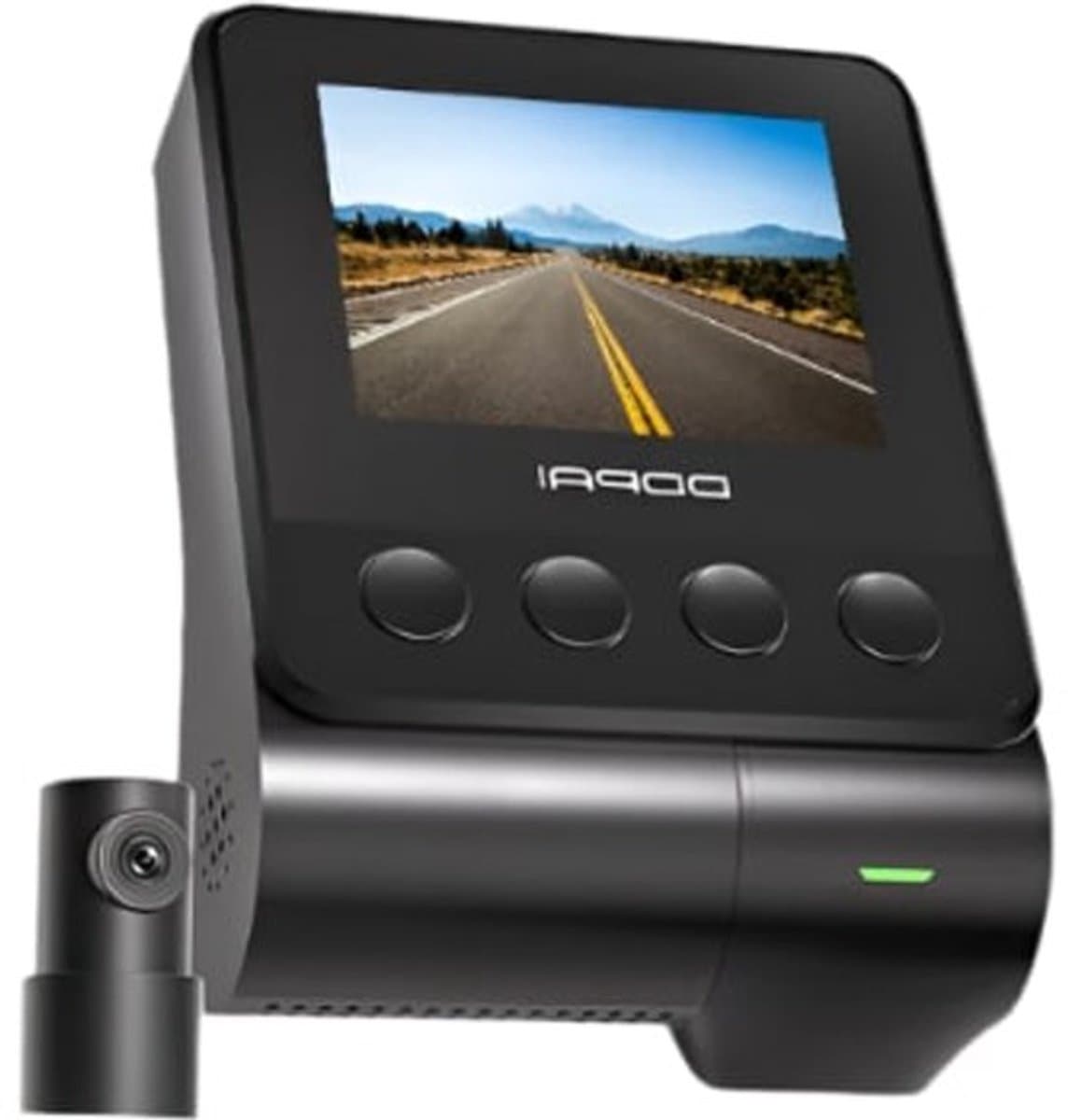 Dashcam voor Auto - Dual Dashcam 2.7K 1944P - Auto Camera Recorder - 360° Draaibaar - IMX335 Sensor - Wifi & GPS Tracking - 24H Parkeermodus - H.265 Video - Hardwire Kit - Zwart — afbeelding 1
