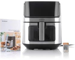 Heteluchtfriteuse - Airfryer - Gezond Koken - Met Kijkvenster - 6.5 Liter - Zwart