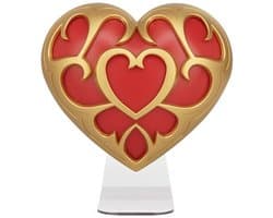 The Legend of Zelda Heart Container Light – Officieel Gelicentieerde 3D Lamp, USB of Batterijen, 21,6 cm- Paladone