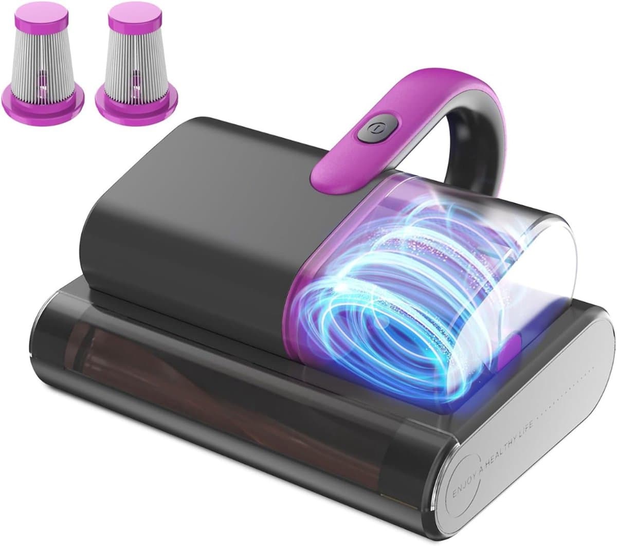 Huisstofmijt Stofzuiger - Mijtstofzuiger Voor Matrassen - 15 Kpa Zuigkracht 35000 Tpm - Mijtstofzuiger Met UV-C-Licht - Bestrijdt Bedwantsen - Verwijdert 99,9% Van De Bacteriën - Allergenen - 4 M Kabel — afbeelding 1