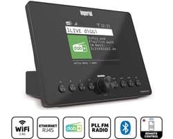 Imperial DABMAN i430BK - Tuner - Internetradio - DAB+ / FM - WiFi & LAN - Bluetooth