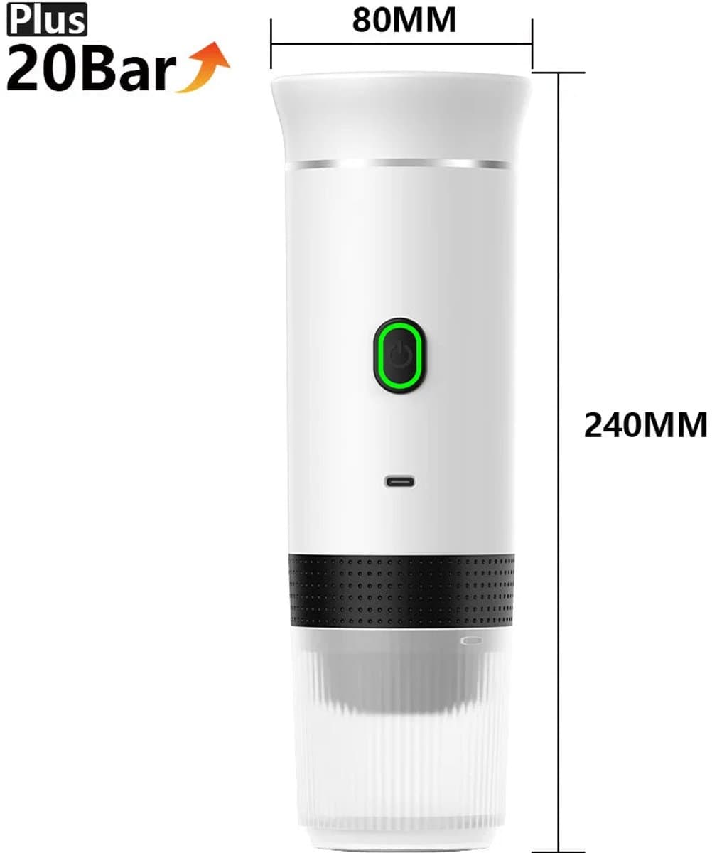 Draadloos Elektrisch - Portabele Espresso Koffiemachine - 3-in-1 Capsule en Poeder - Koffiemaker - Voor Reizigers en Kampeerders — afbeelding 1