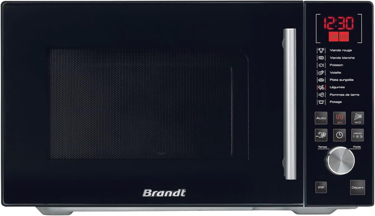 Vrijstaand Magnetron met Grill - 26L, 900W - 8 Automatische Kookprogramma's — afbeelding 1