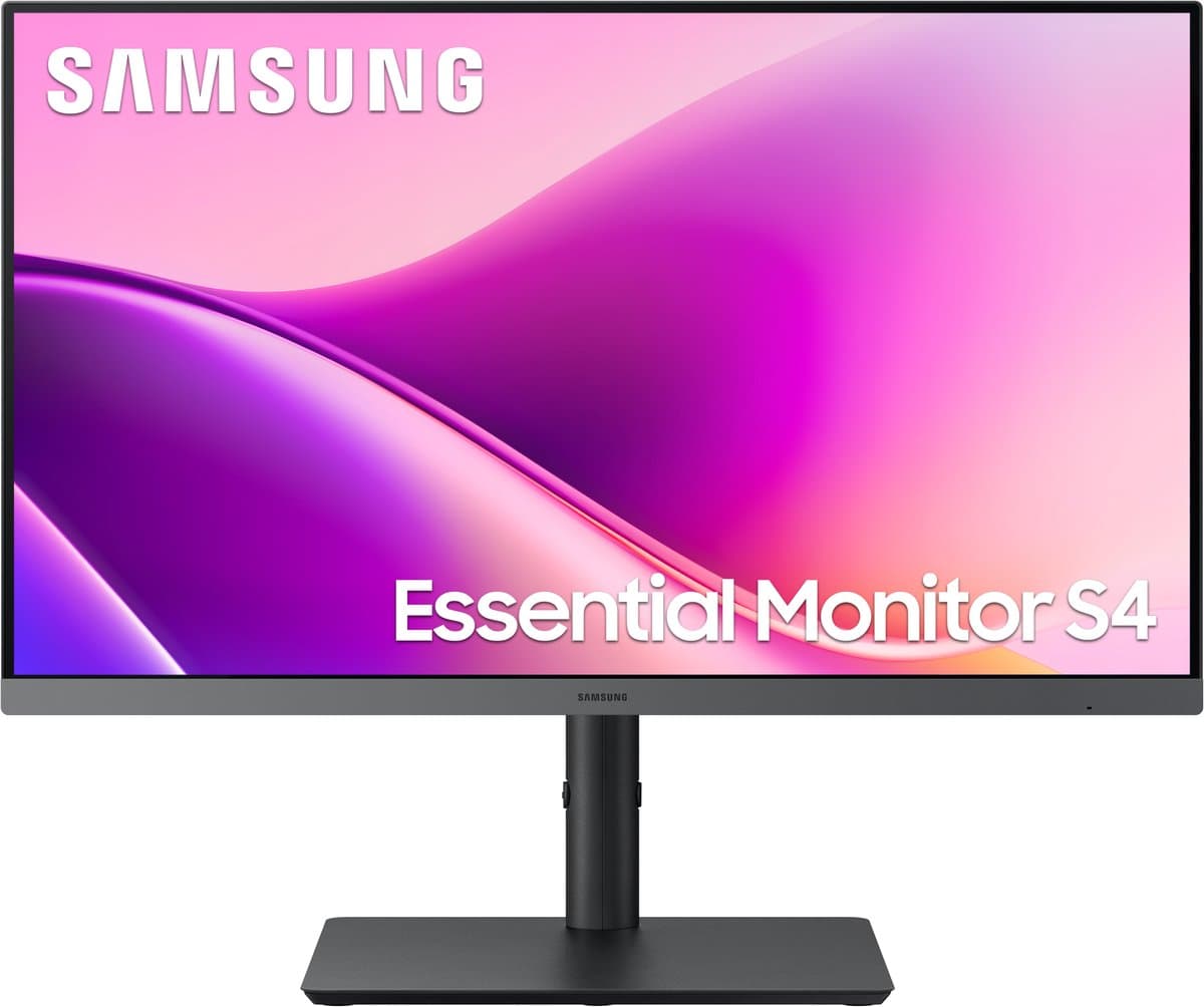 Samsung 24" Essential Monitor S4 S43UF Full HD 100Hz — afbeelding 1