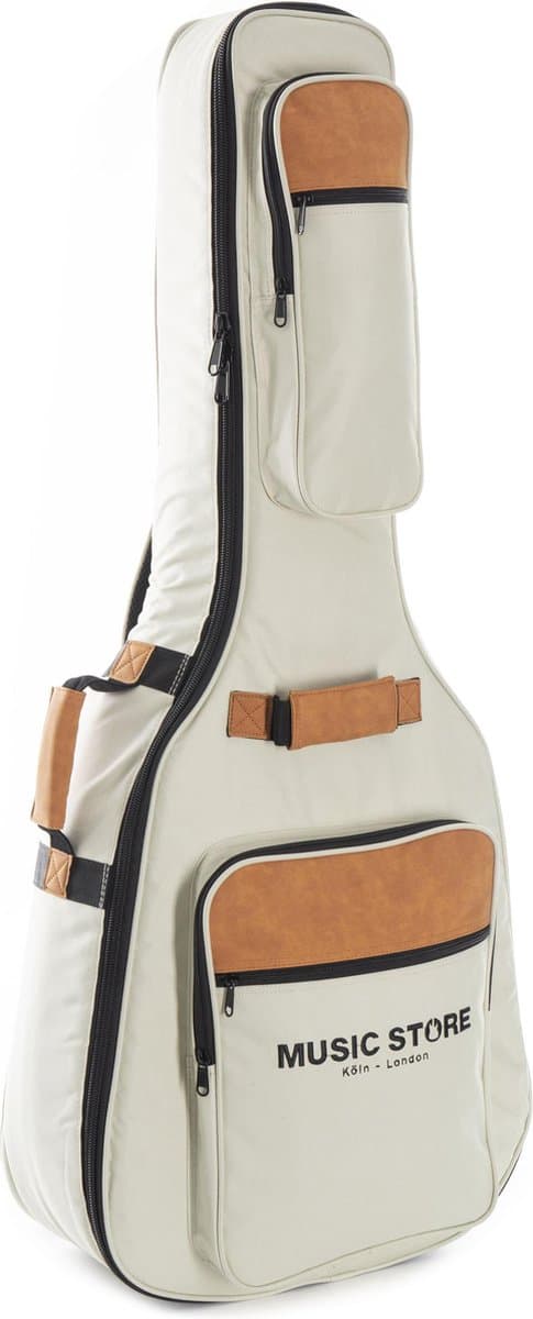 MUSIC STORE Gig-Bag Supreme (Acoustic Guitar, Beige) - Tas voor akoestische gitaren — afbeelding 1