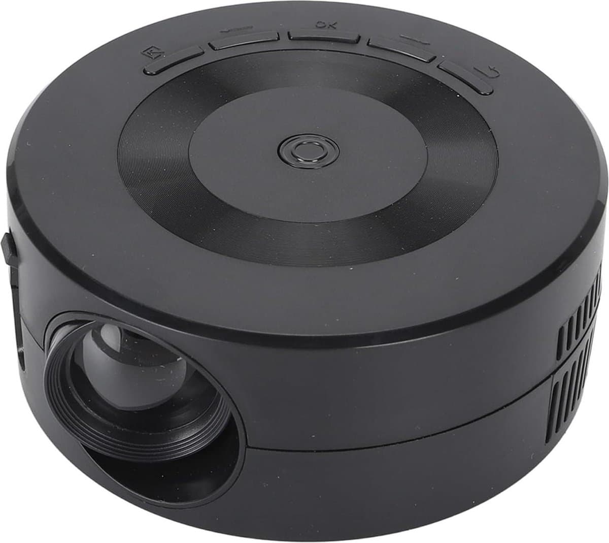 1080P Miniprojector Met Zelfde Schermfunctie - Ingebouwde Luidspreker - Draagbare Projector Met Optische Lens - Oogvriendelijke Ondersteuning - Mobiele Macht - Openluchtprojector — afbeelding 1