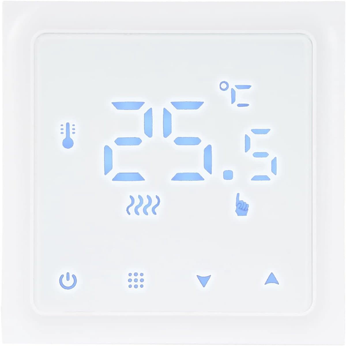 Slimme Thermostaat - Temperatuurregelaar WiFi - Comfort Binnenshuis - Wekelijks Programmeerbaar - 339 inch - Wit — afbeelding 1