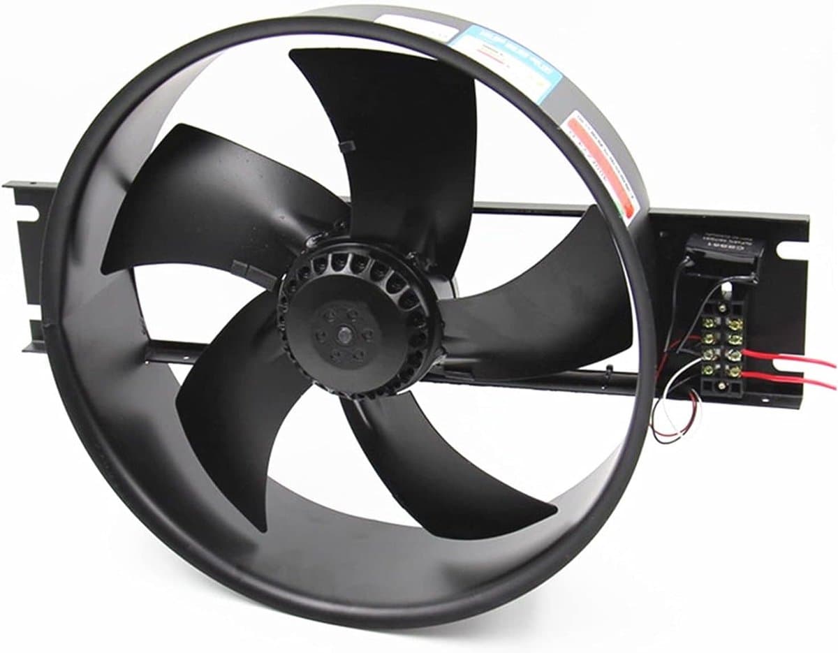 Industriële Axiale Ventilator - Luchtverplaatsing Ventilator - Luchtcirculatie Verbeteren - Koperen Spoel - 300 mm - Zwart — afbeelding 1