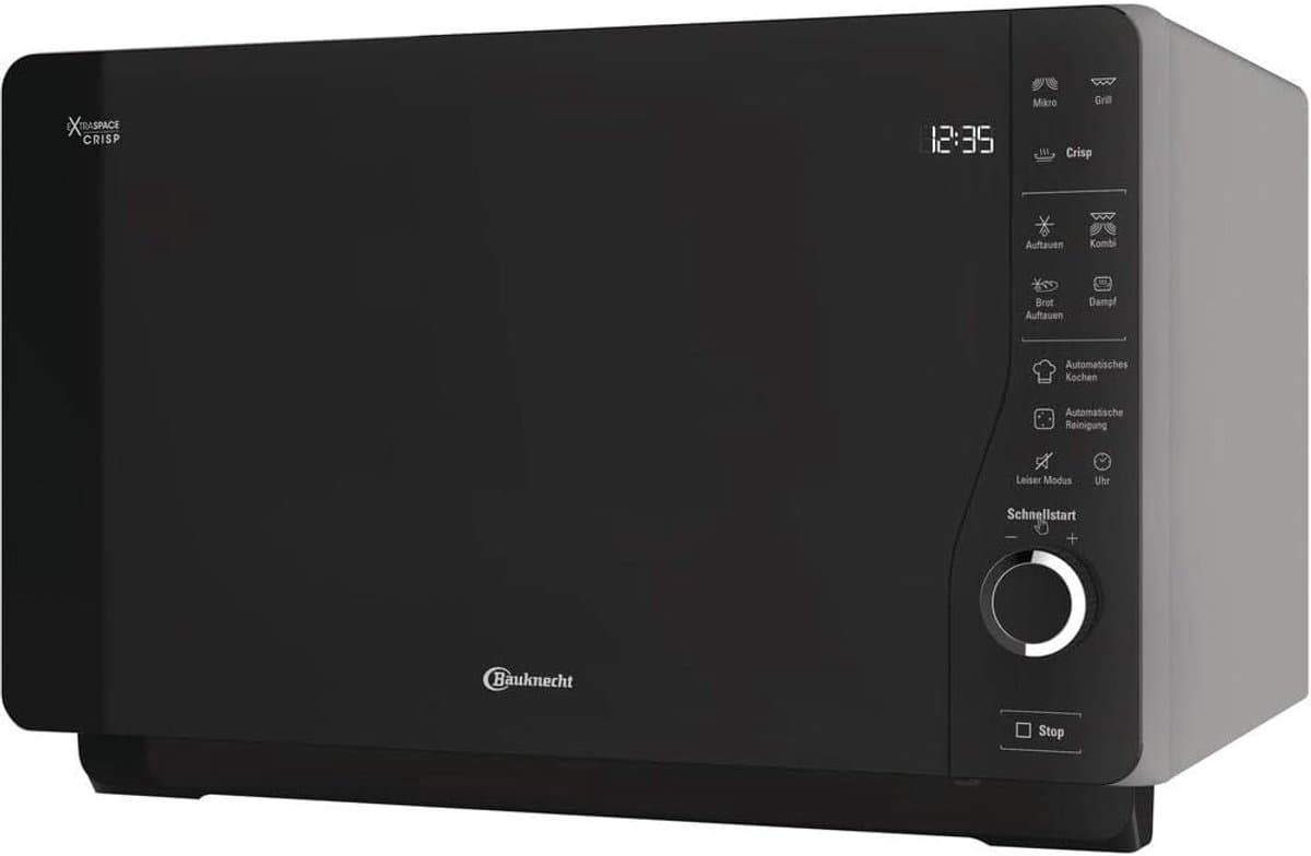 SnelShoppen - Magnetron Bauknecht MW 427 SL - 20L Capaciteit, RVS, 800W, Combifunctie, Makkelijk in Gebruik Voor Keuken, Koken en Verwarmen — afbeelding 1