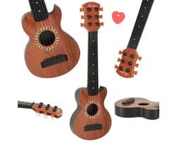 Klassieke gitaar voor kinderen houten 6 snaren 18 inch 46,5 cm