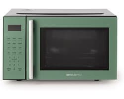 Magnetron met Grill - Oven Functie - Snel Eten Bereiden - 8 Automatische Programma's - 23 Liter Inhoud - Groen
