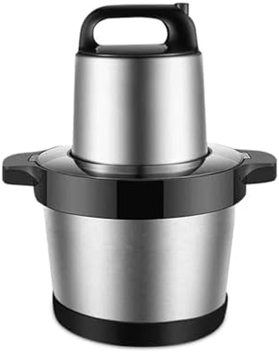 Keukenmachine - Vleesmolen Hakmolen - Voedsel Bereiden - Dubbele Snelheid Stand - 6 Liter - Zilver — afbeelding 1