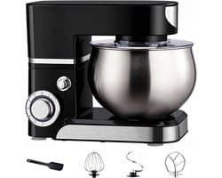 Keukenmixer - Deeg Mengmachine - Bakken en Maken - Planetaire Mengstructuur - 36x22x28 cm - Wit