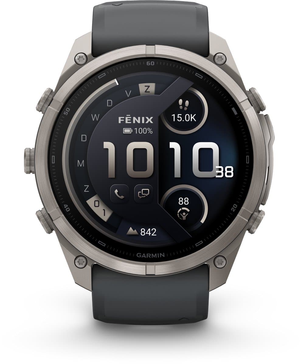 Garmin fēnix 9 Pro InReach/LTE - 51 mm - Multisport GPS-Smartwatch - 1.5" AMOLED-scherm - Titanium behuizing - Tot 31 dagen batterijduur — afbeelding 1
