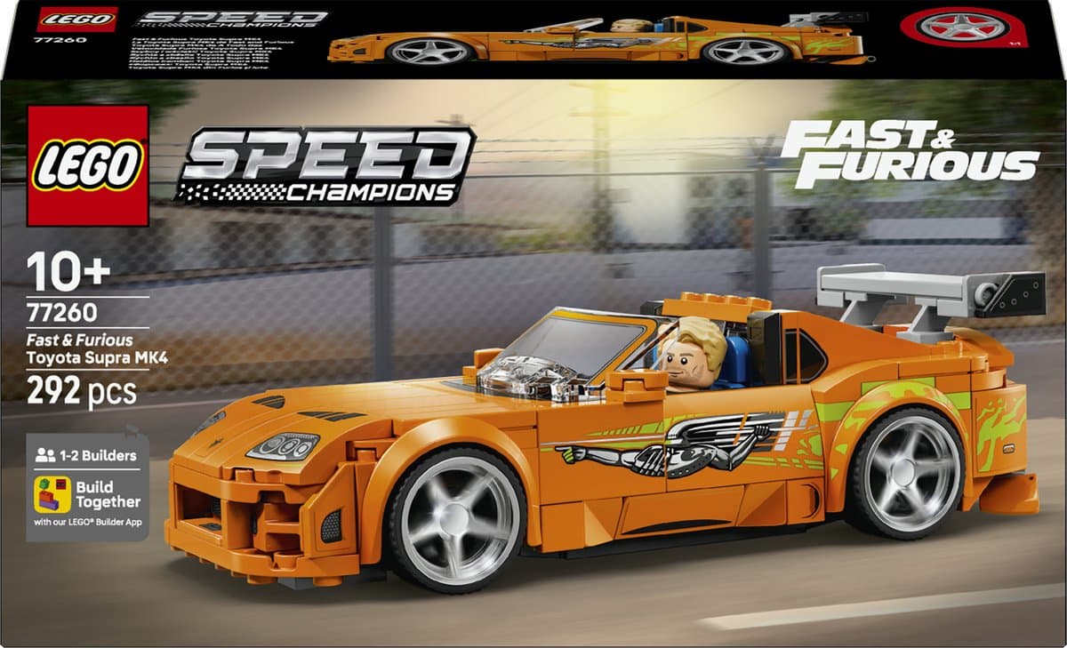 Lego Speed Champions 77260 The Fast And Furious Toyota Supra Mk Bouwstenen Multicolor — afbeelding 1