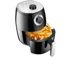 Heteluchtfriteuse - Airfryer Oven - Vetarm Koken - Snelle Luchtcirculatie - 29 x 25 Cm - Zwart