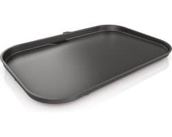 XL Plat Plaat Antiaanbaklaag Met Plat Bovenkant - Compatibel Met Woodfire XL BBQ Grill OG850 OG901 - Zwart