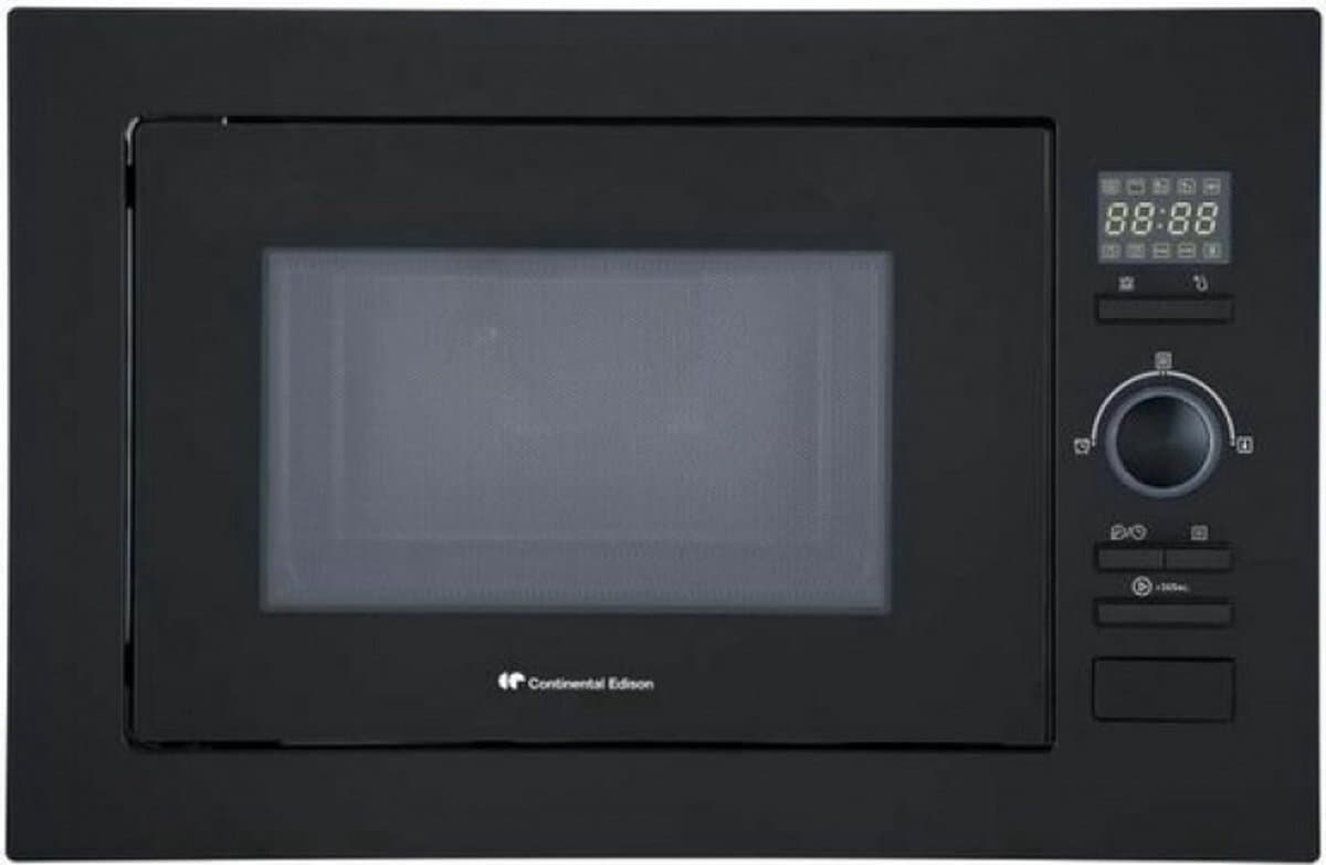 Inbouw magnetron grill CONTINENTAL EDISON CEMO25GEB2 Zwart L59.5 x H38.8 x P40 cm 25L — afbeelding 1