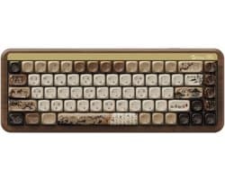 Akko MU01 Mountain Seclusion toetsenbord Gamen USB + RF Wireless + Bluetooth QWERTY Amerikaans Engels Hout