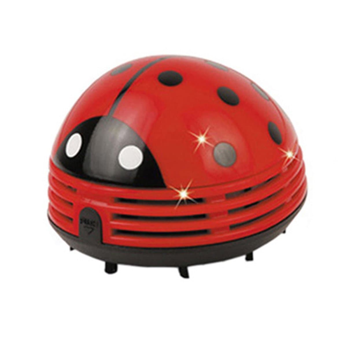 Ynkkvre -Lieveheersbeestje Mini Stofzuiger – Draadloze Kruimelzuiger voor Bureau, Auto & Bank – Compact & Speels Design — afbeelding 1