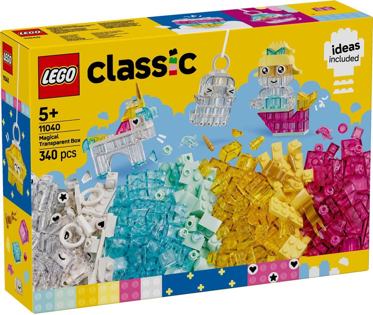 LEGO Classic - Magische transparante doos Constructiespeelgoed — afbeelding 1