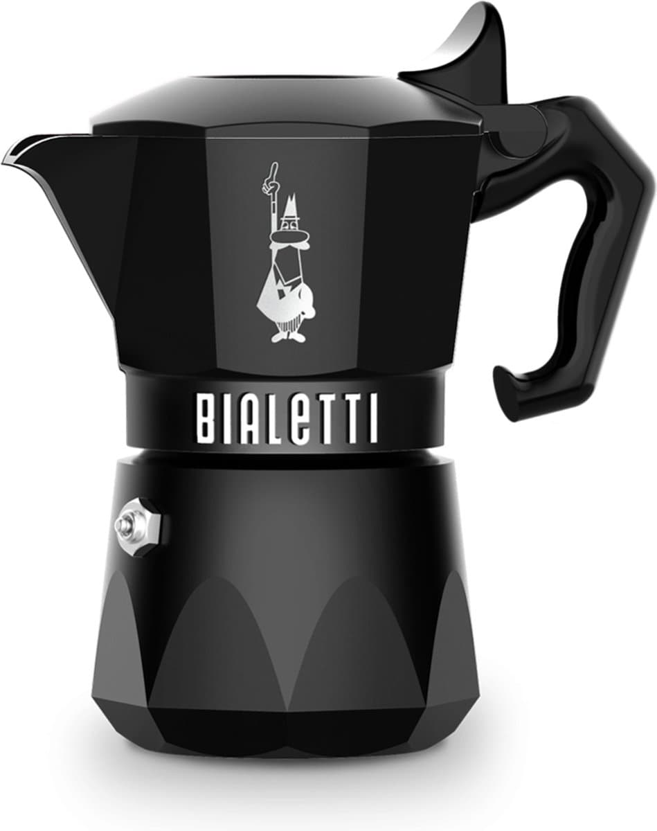 Bialetti Brikka Noir Moka Express Zwart — afbeelding 1