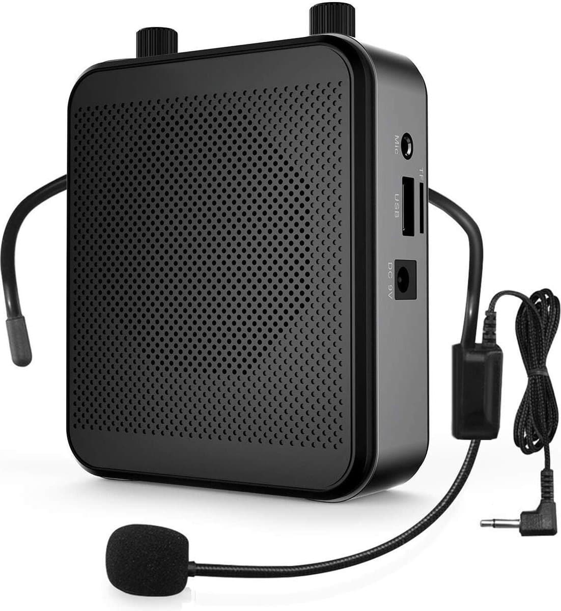 Draagbare spraakversterker met Bluetooth en headset — afbeelding 1