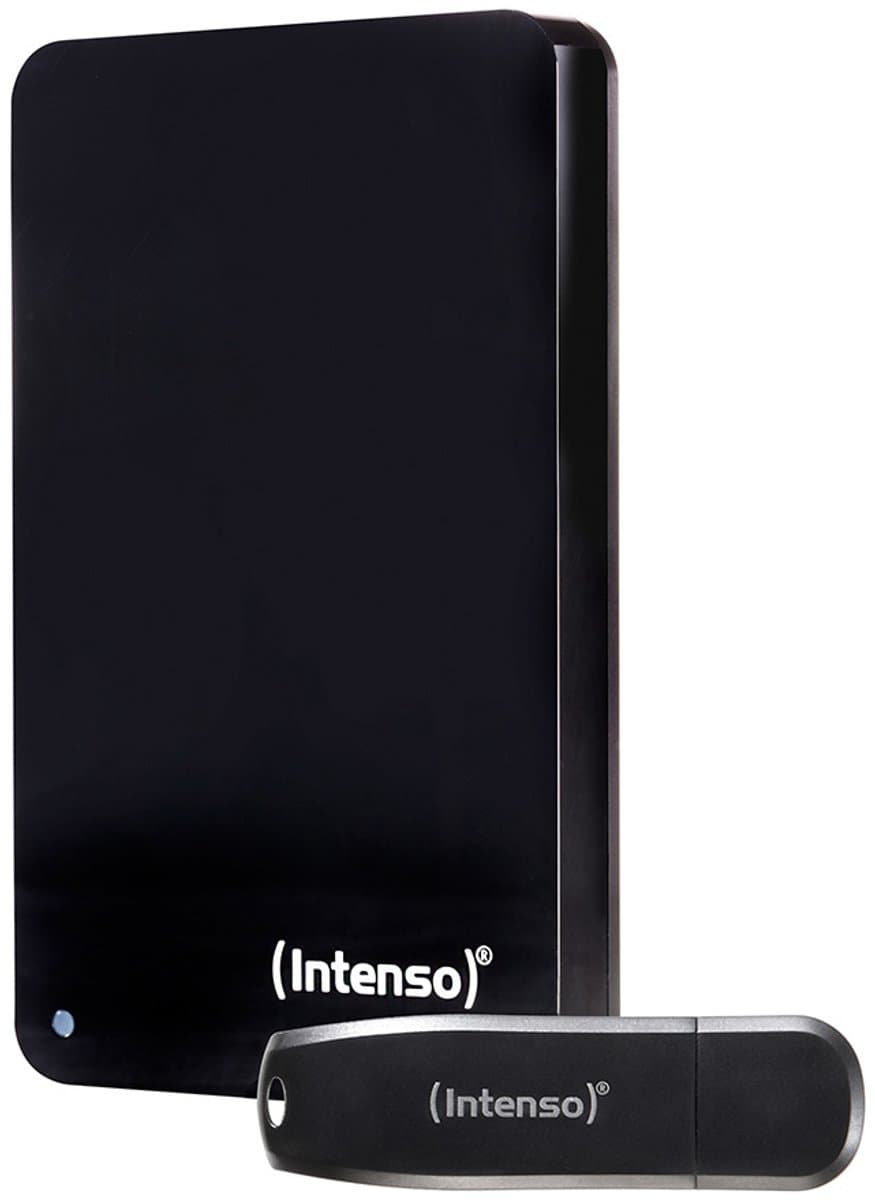 Draagbare 2,5-inch harde schijf - HDD 3,2 + USB - INTENSO - 2 TB + 64 GB — afbeelding 1