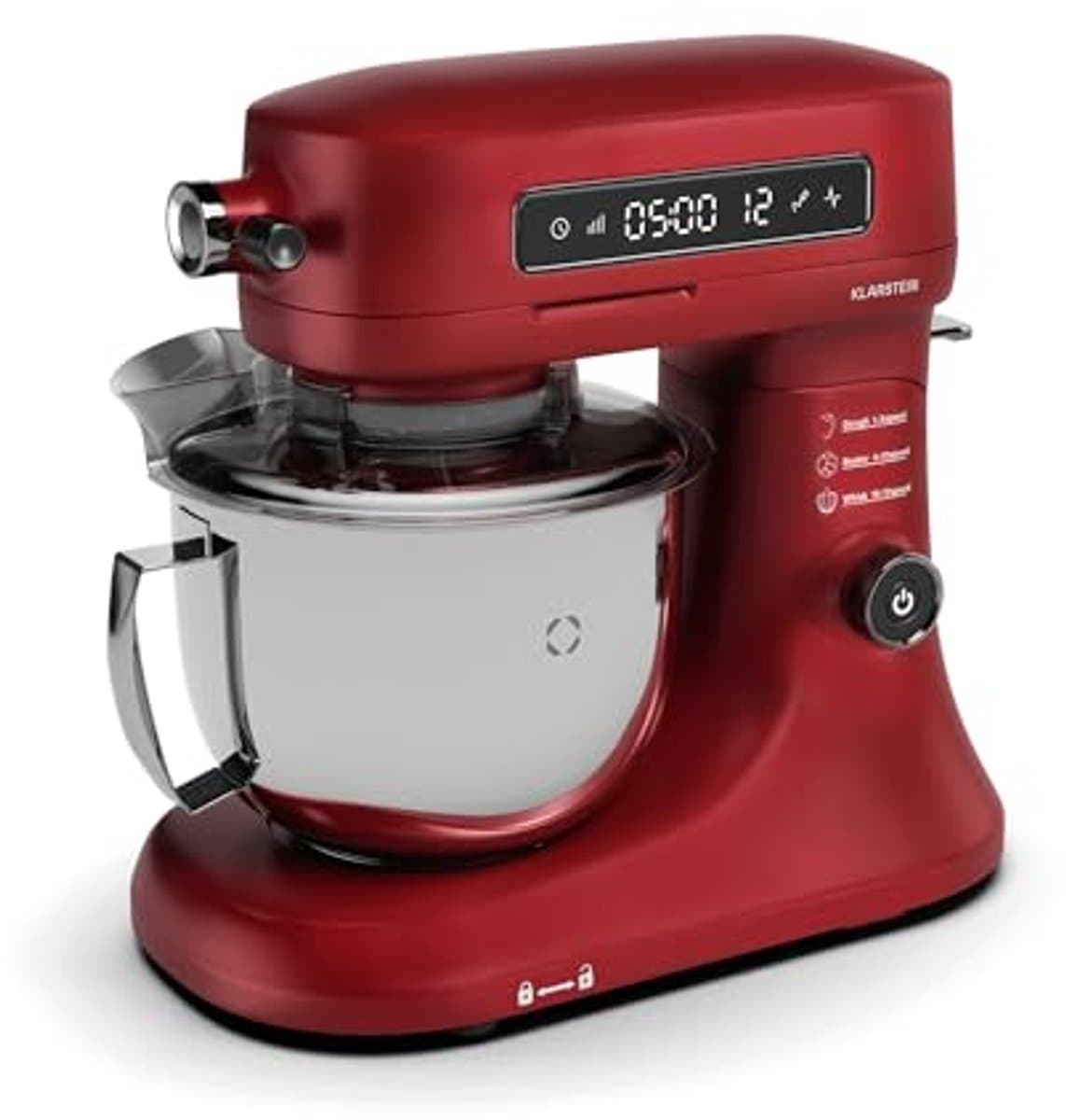 Krachtige Keukenmachine 1600W met RVS Kom en 12 Snelheden - Stille Foodprocessor met LCD Touchscreen — afbeelding 1