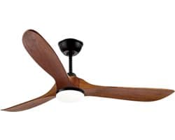 Bovista Plafondventilator - Met Verlichting - Plafond Ventilator - Met Lamp - Plafonniere Met Ventilator - Met Licht - Stijl C - 150cm