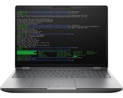 HP ZBook Fury G1i 16 Intel Core Ultra 7 255HX Mobiel werkstation 40,6 cm (16") WUXGA 32 GB DDR5-SDRAM 1 TB SSD NVIDIA RTX PRO 2000 Blackwell Wi-Fi 7 (802.11be) Windows 11 Pro AI Workstation, AI PC Zilver